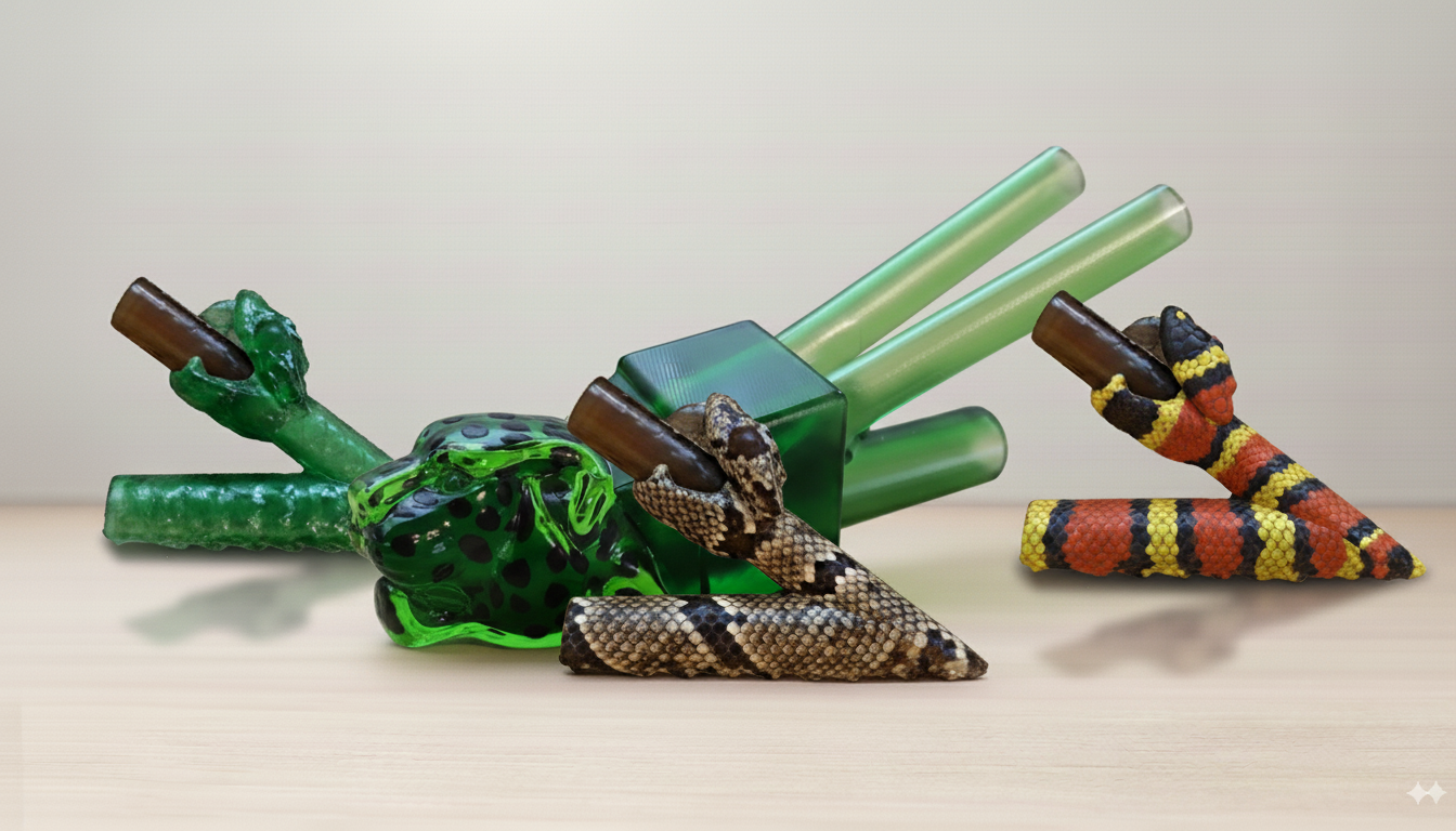 Kuripes de resina — aplicadores de rapé resistentes, de fácil limpieza y flujo estable